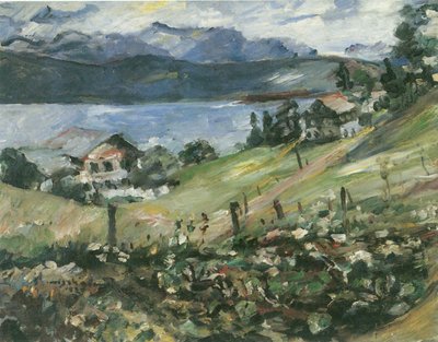Walchensee, Vegetable Garden by Lovis Corinth